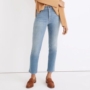 Madewell Petite Stovepipe Jeans in Euclid Wash
